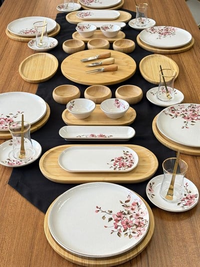 Kahvaltı Takımı Lucy 54 Parça 6 Kişilik