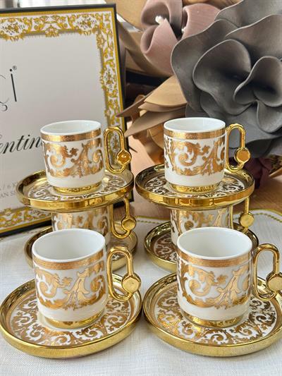 Türk Kahve Fincanı Larina 6 Kişilik 12 Parça