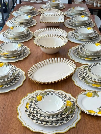 Yemek Takımı 65 Parça 12 Kişilik Linda - Daisy