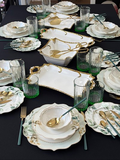 Yemek Takımı 84 Parça 6 Kişilik Begonia 