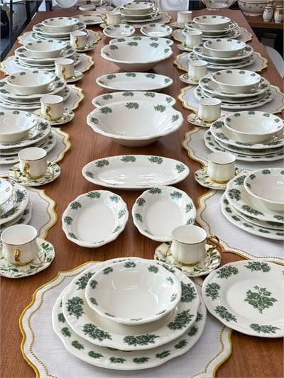 Yemek Takımı 94 Parça 12 Kişilik Flowers Green