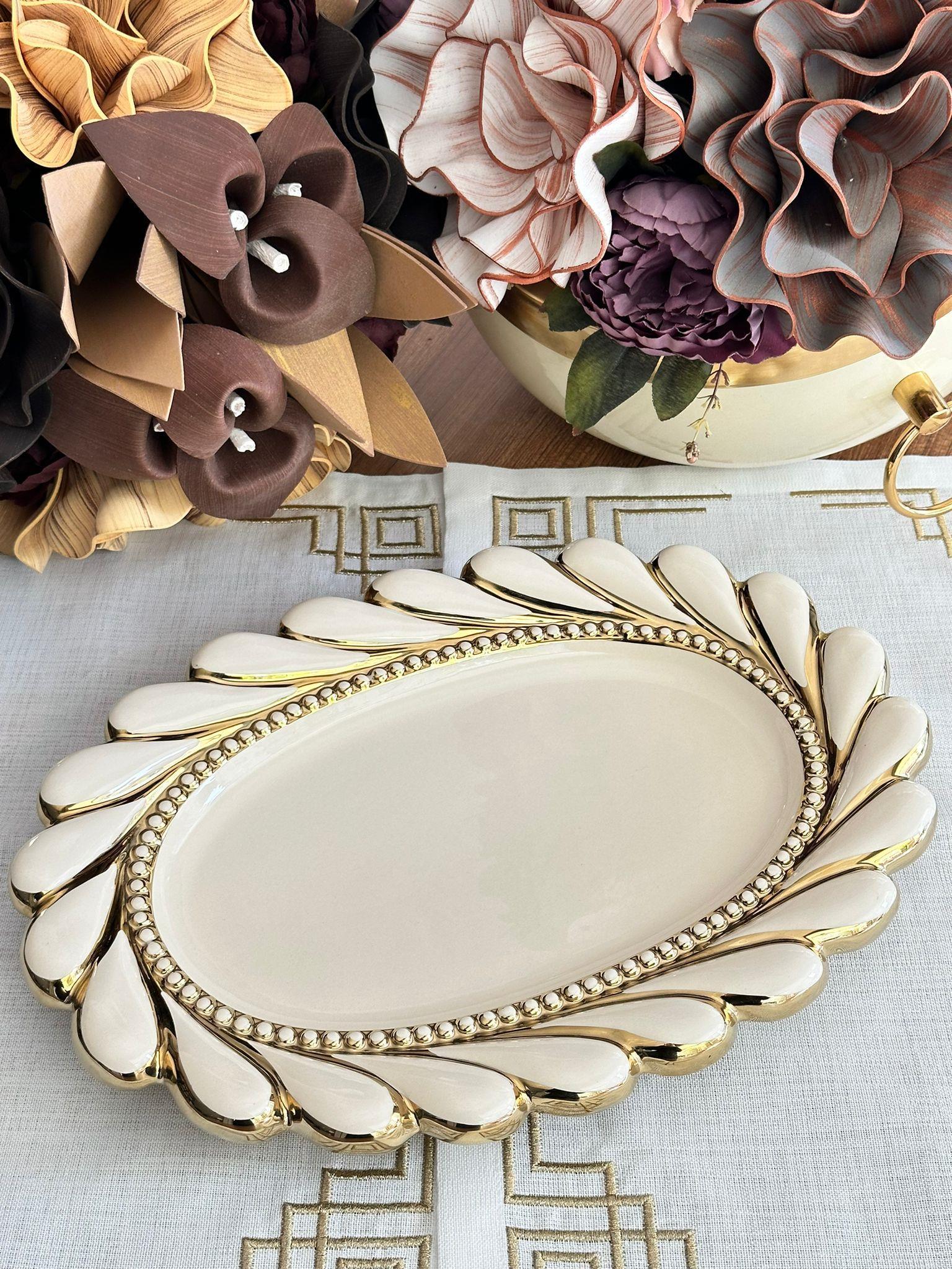 Callavi Oval Servis Tabağı
