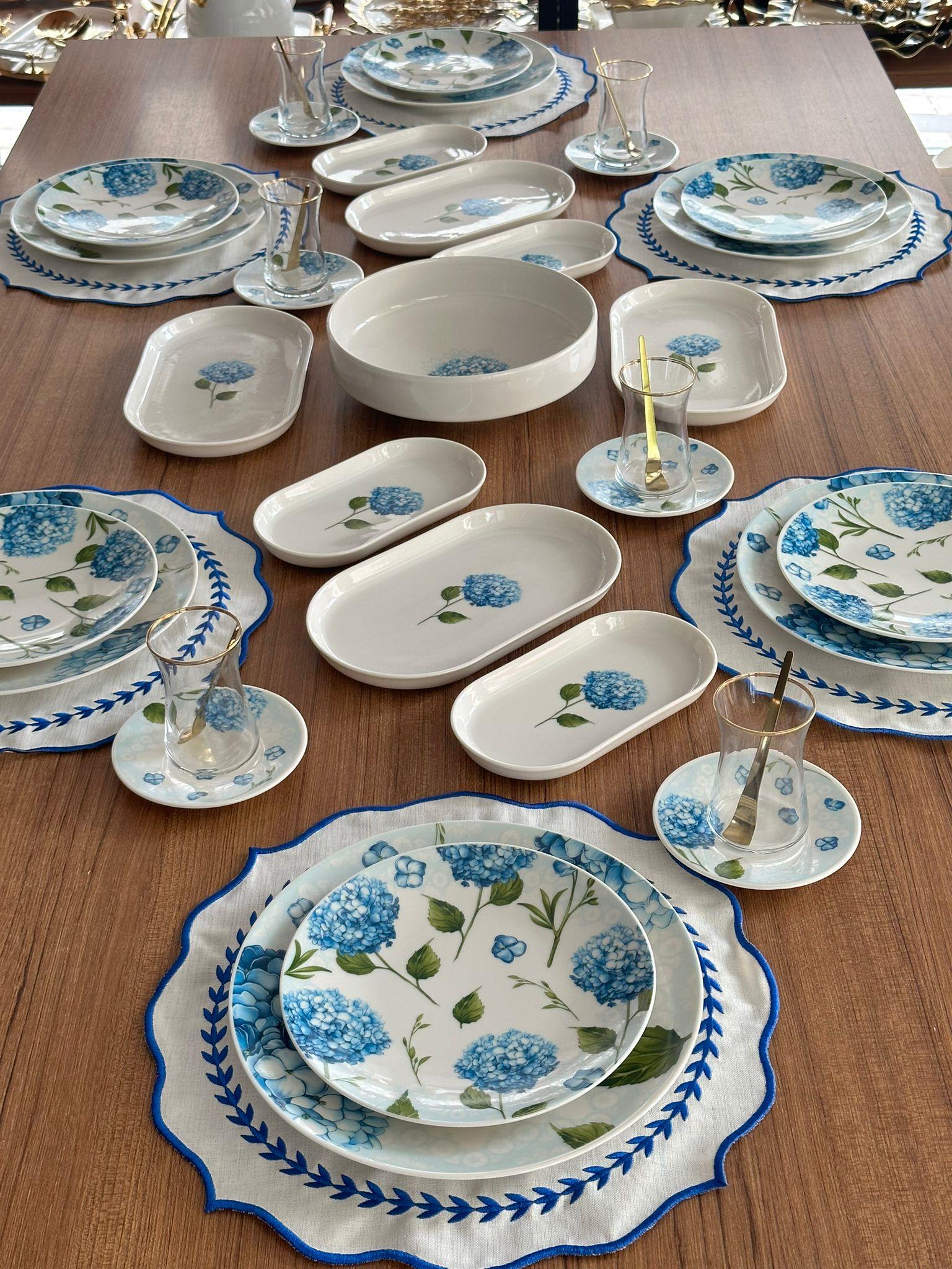 Kahvaltı Takımı 45 Parça 6 Kişilik Ortanca