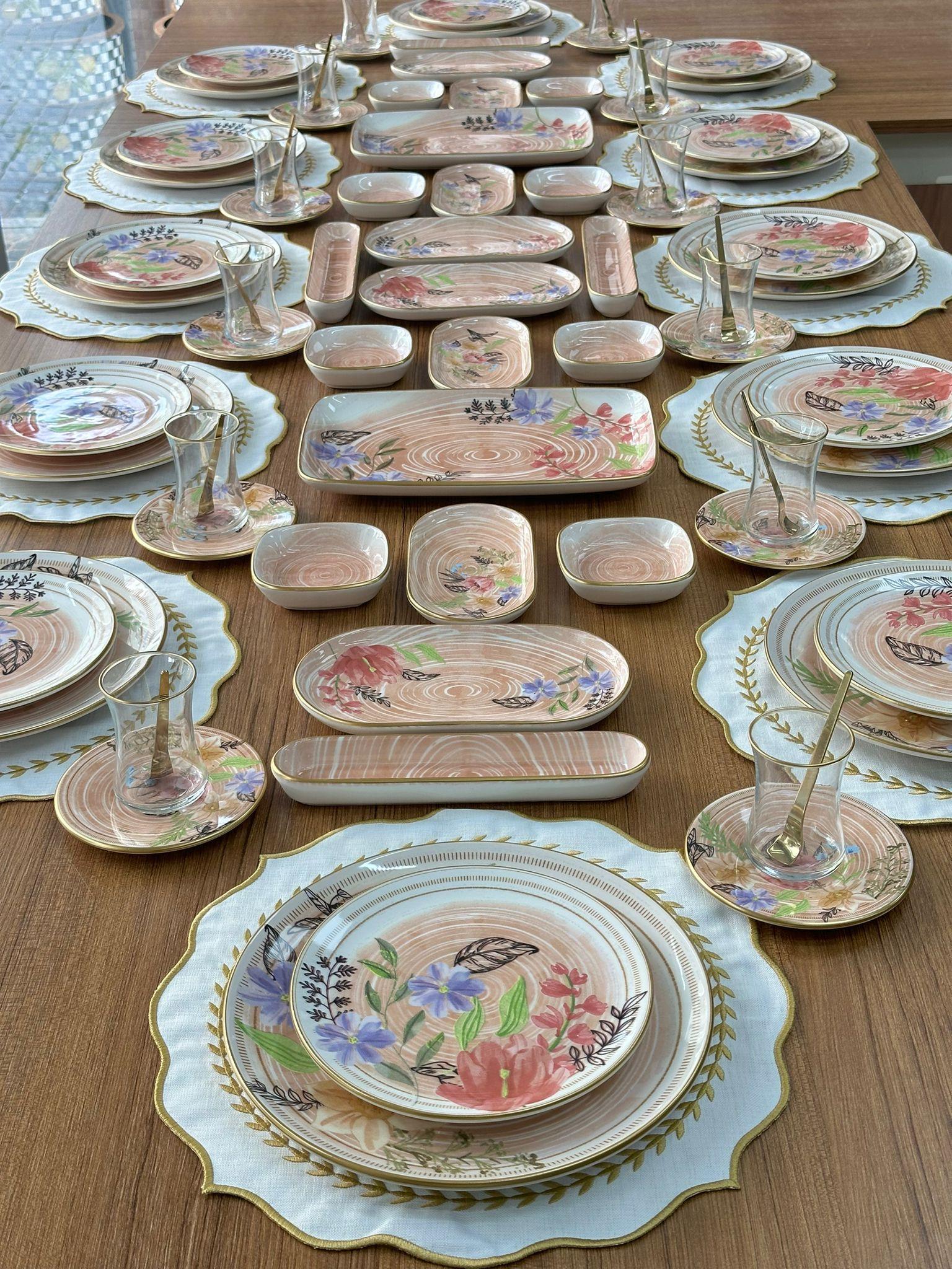 Kahvaltı Takımı 94 Parça 12 Kişilik Bahar