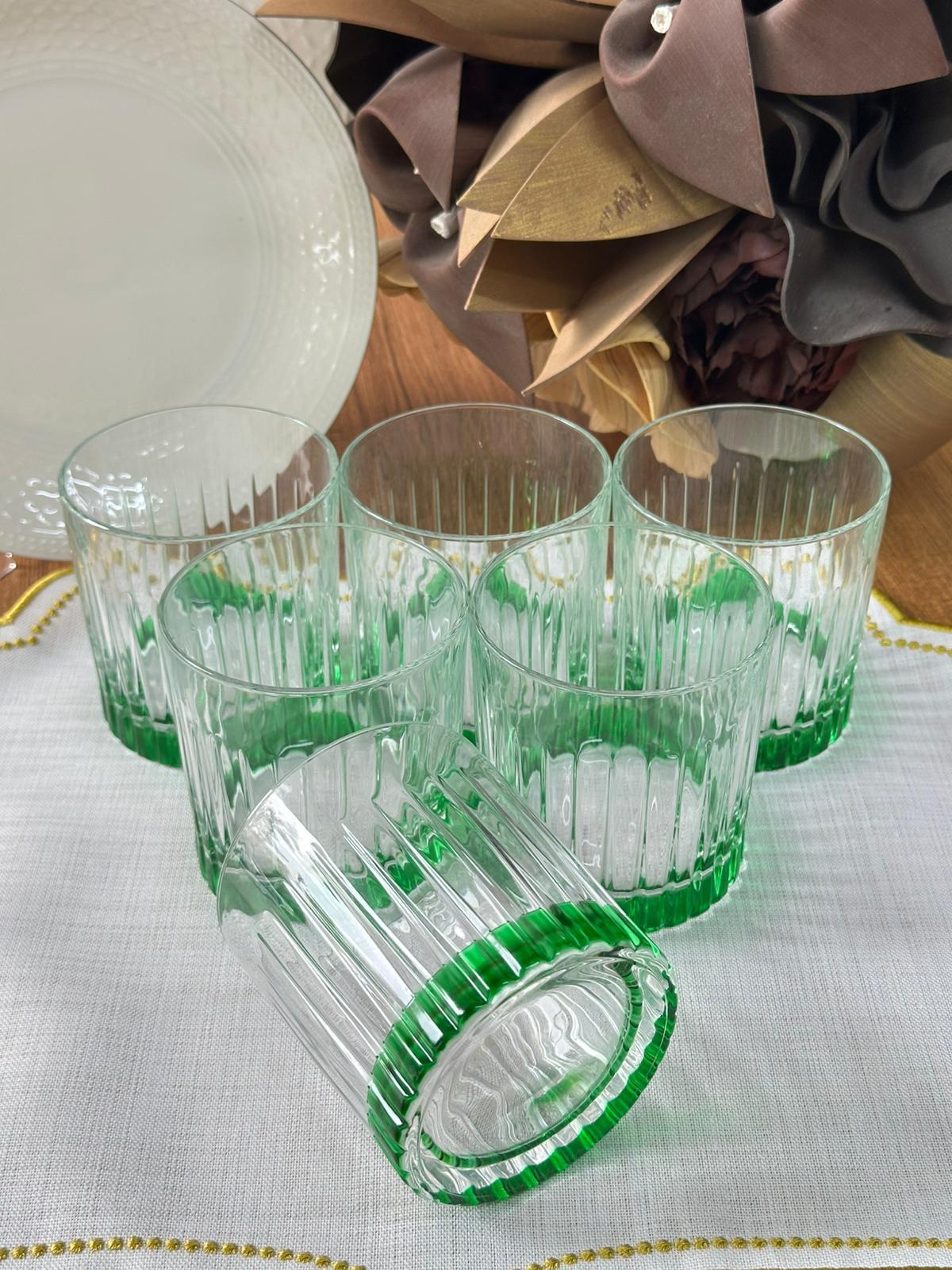 Timeless Yeşil 6'lı Su Bardağı