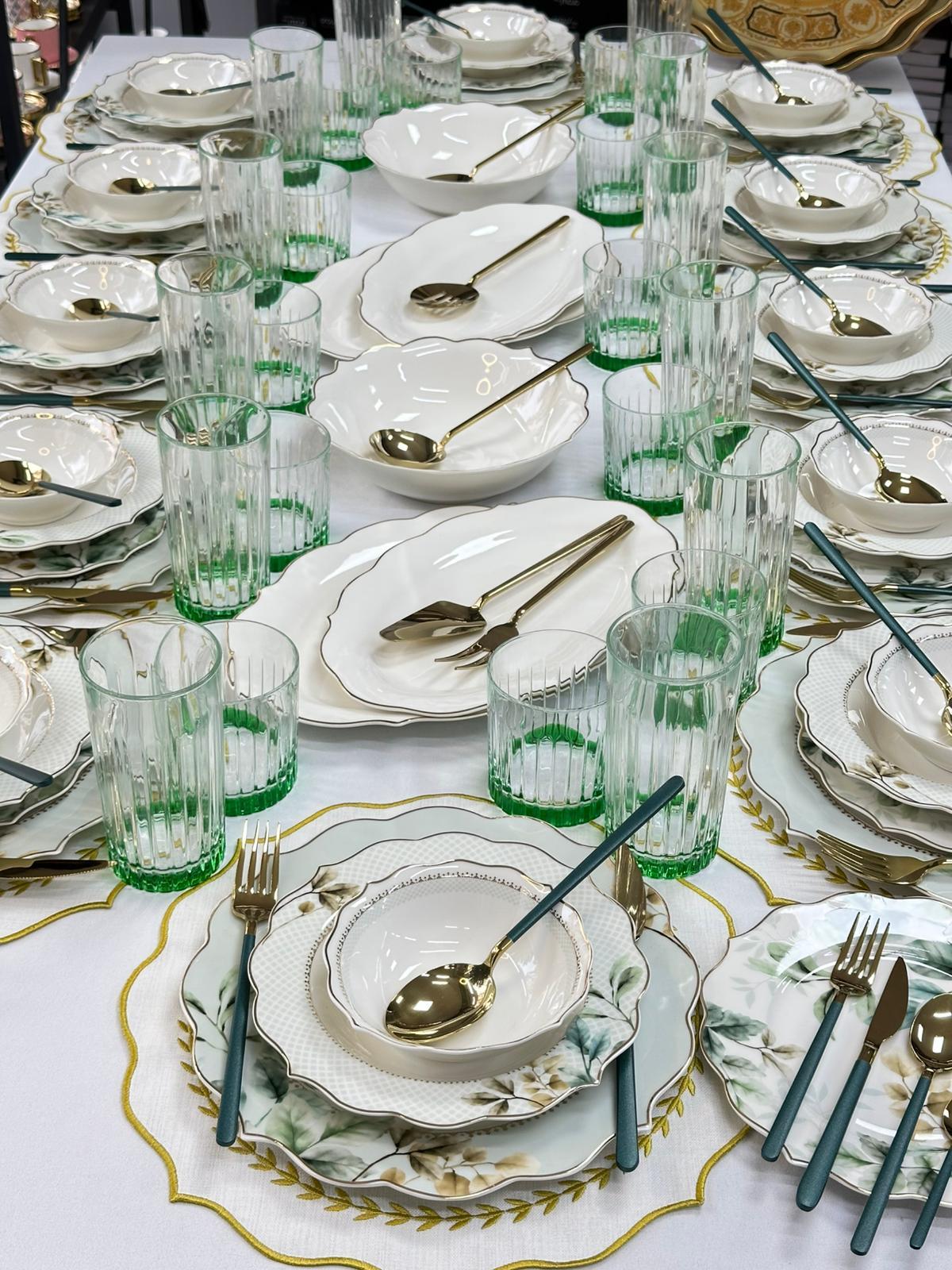 Yemek Takımı 181 Parça 12 Kişilik Begonia