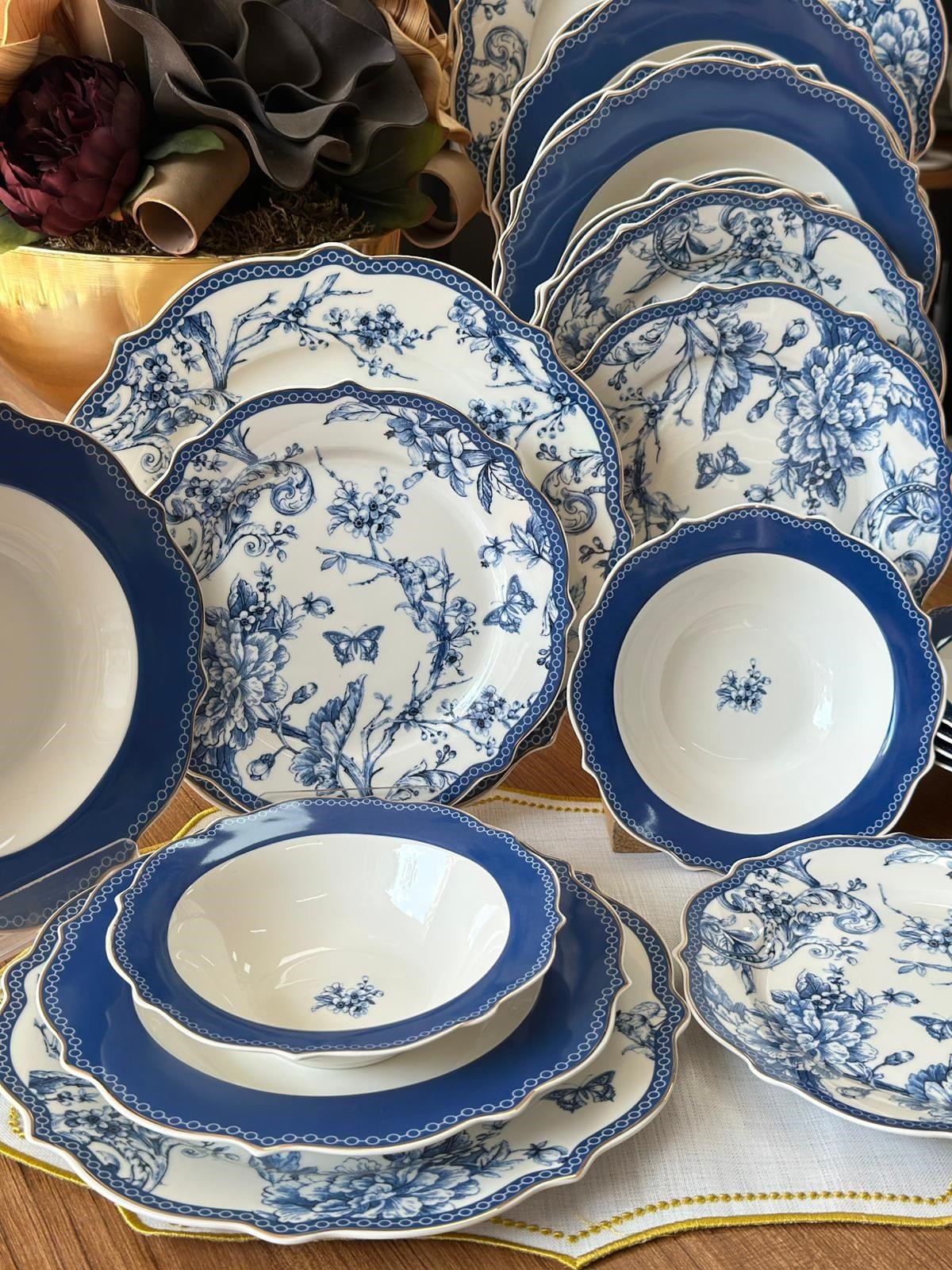 Yemek Takımı 24 Parça 6 Kişilik Blue Life