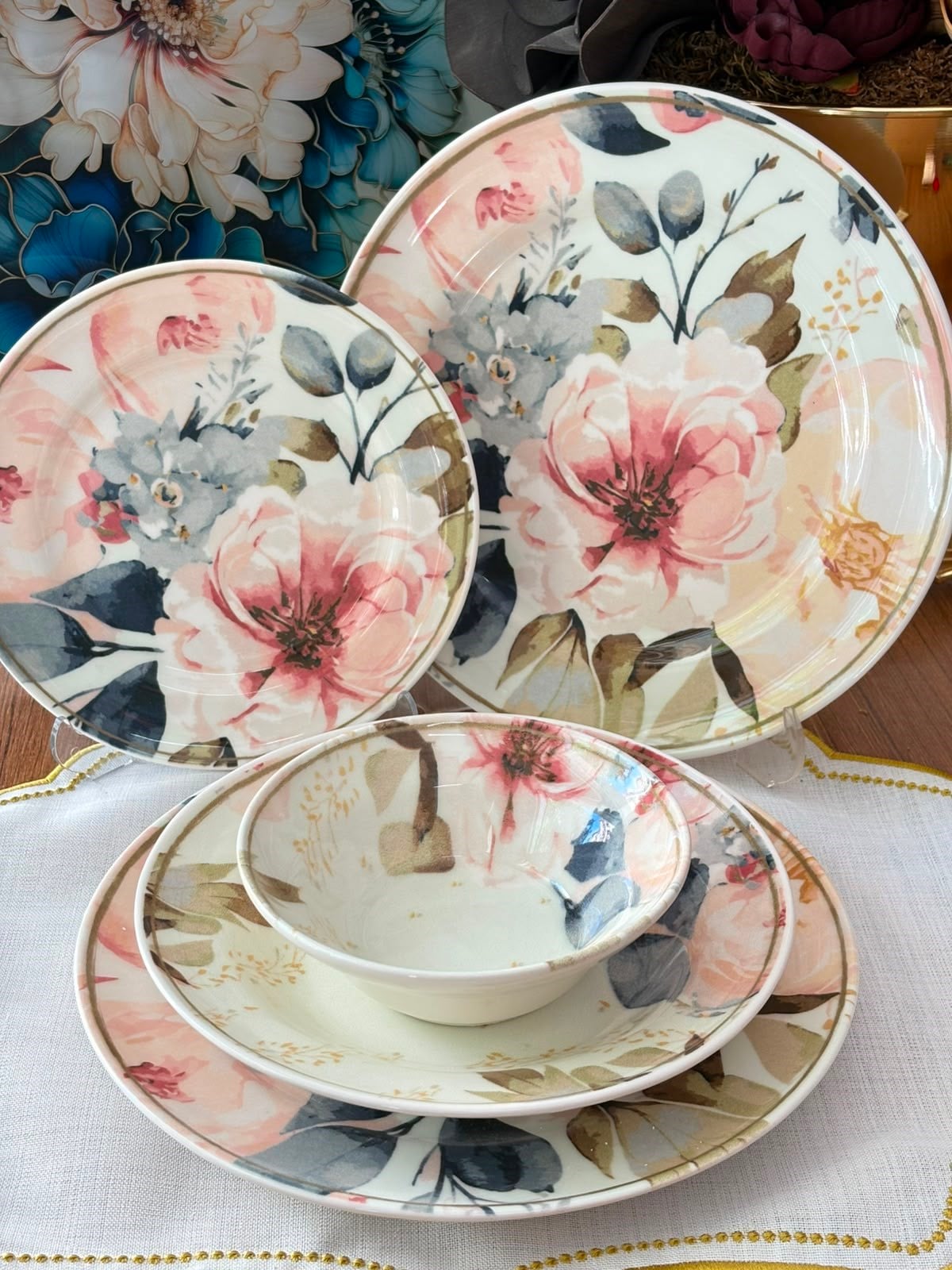 Yemek Takımı 24 Parça 6 Kişilik Fleur