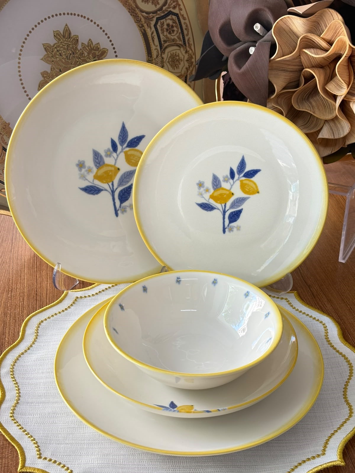 Yemek Takımı 24 Parça 6 Kişilik Lemon