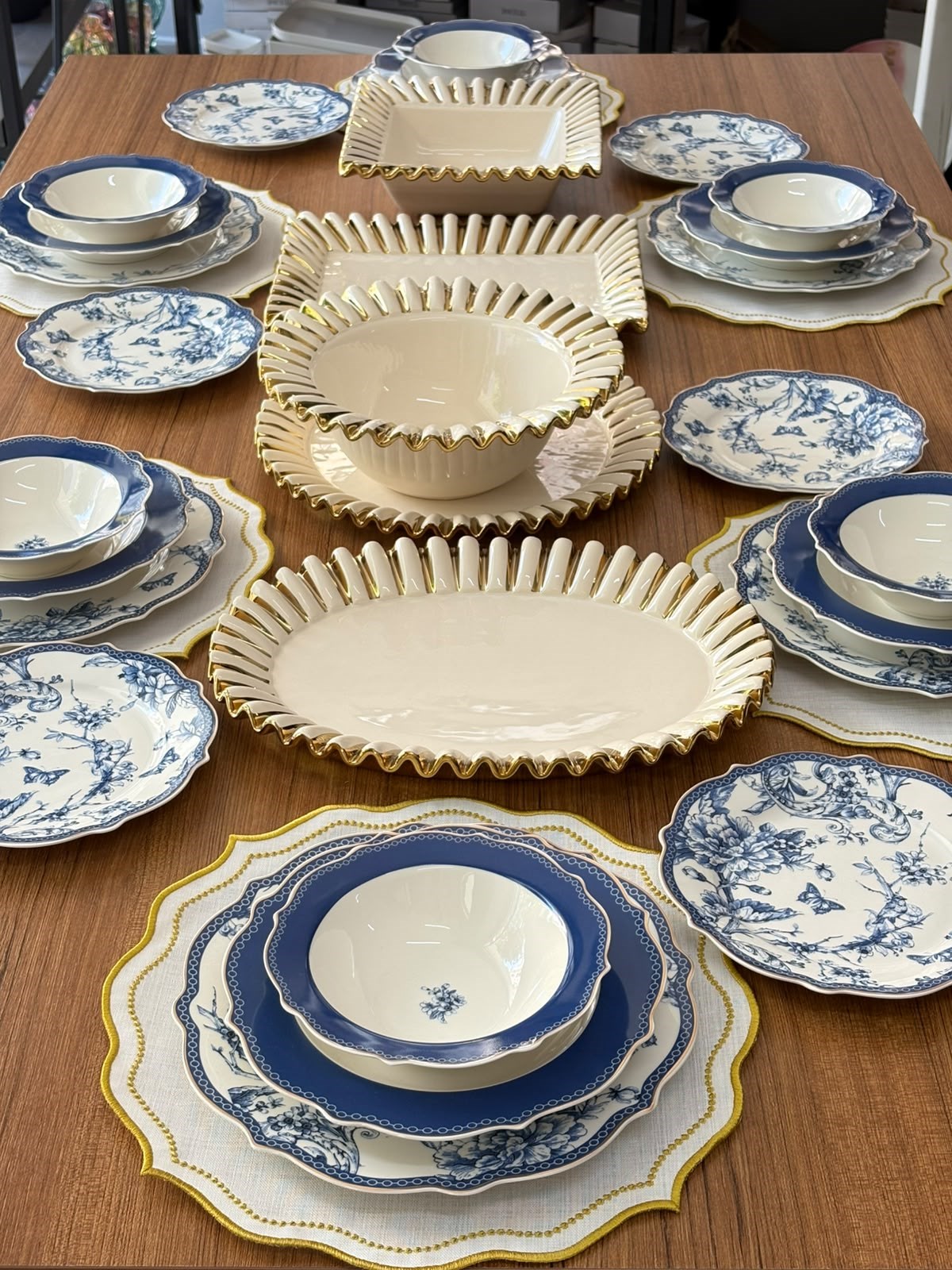 Yemek Takımı 35 Parça 6 Kişilik Blue Life - Daisy