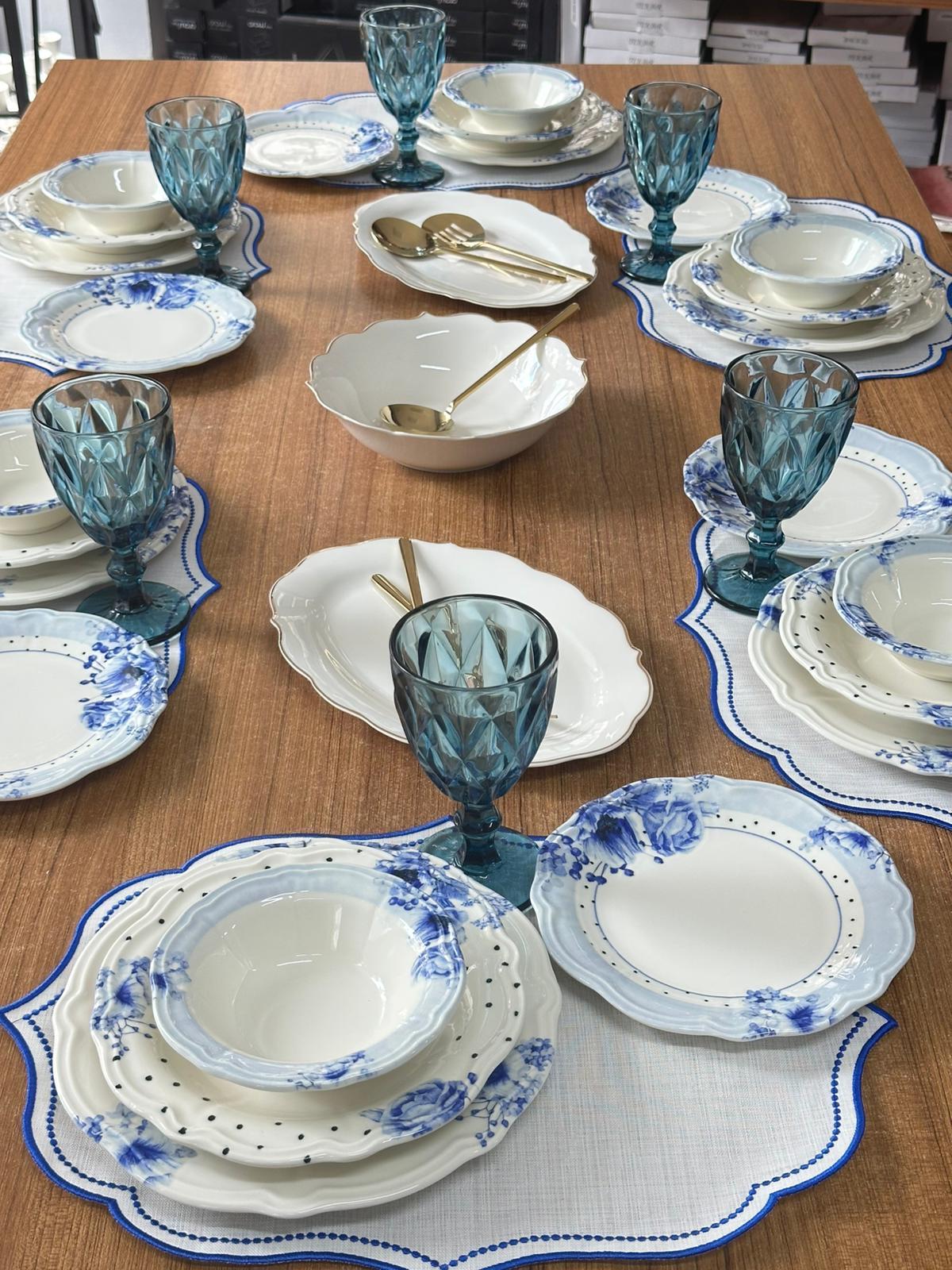 Yemek Takımı 44 Parça 6 Kişilik Bluemelia