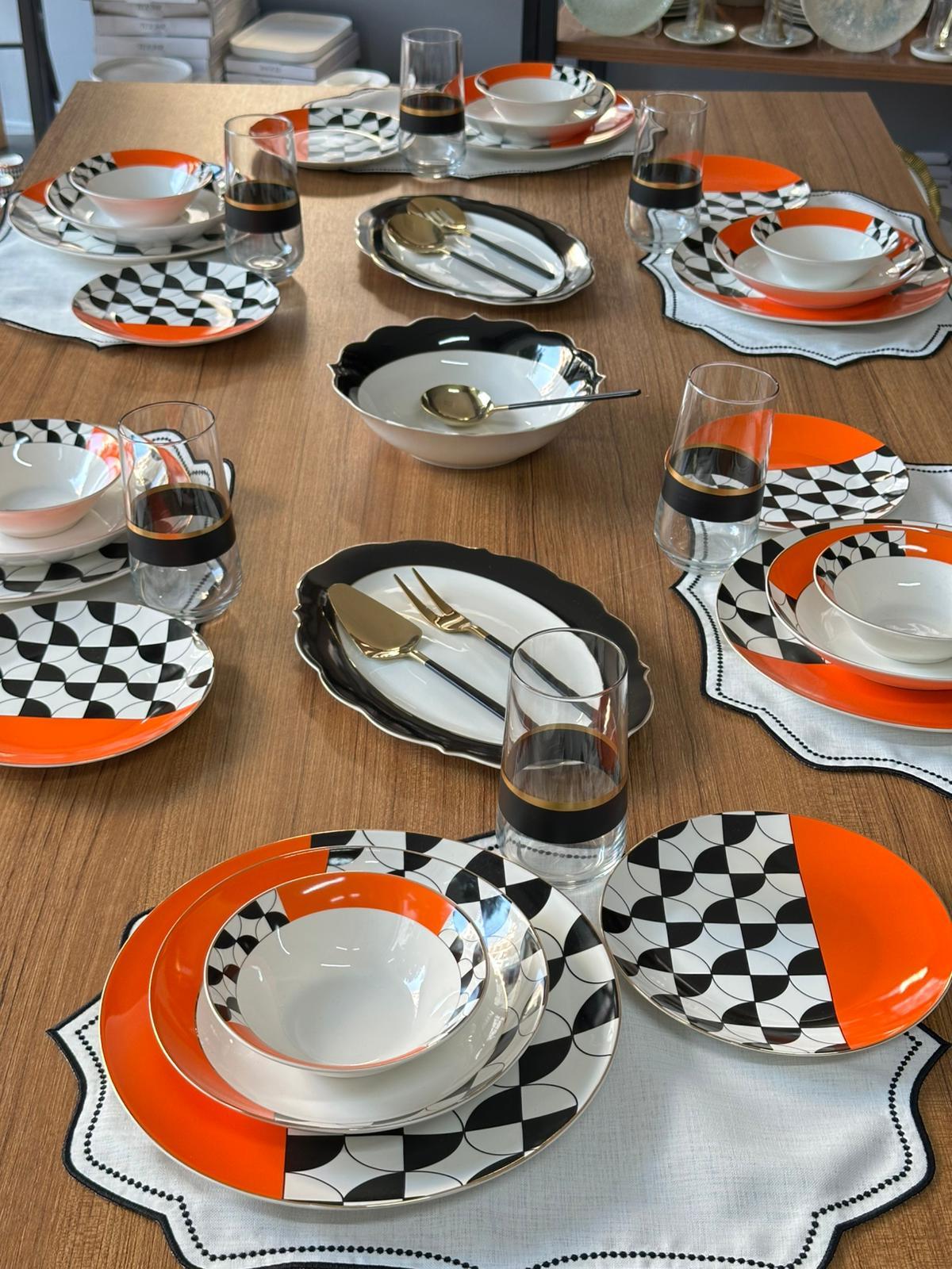 Yemek Takımı 44 Parça 6 Kişilik Sunset Aura