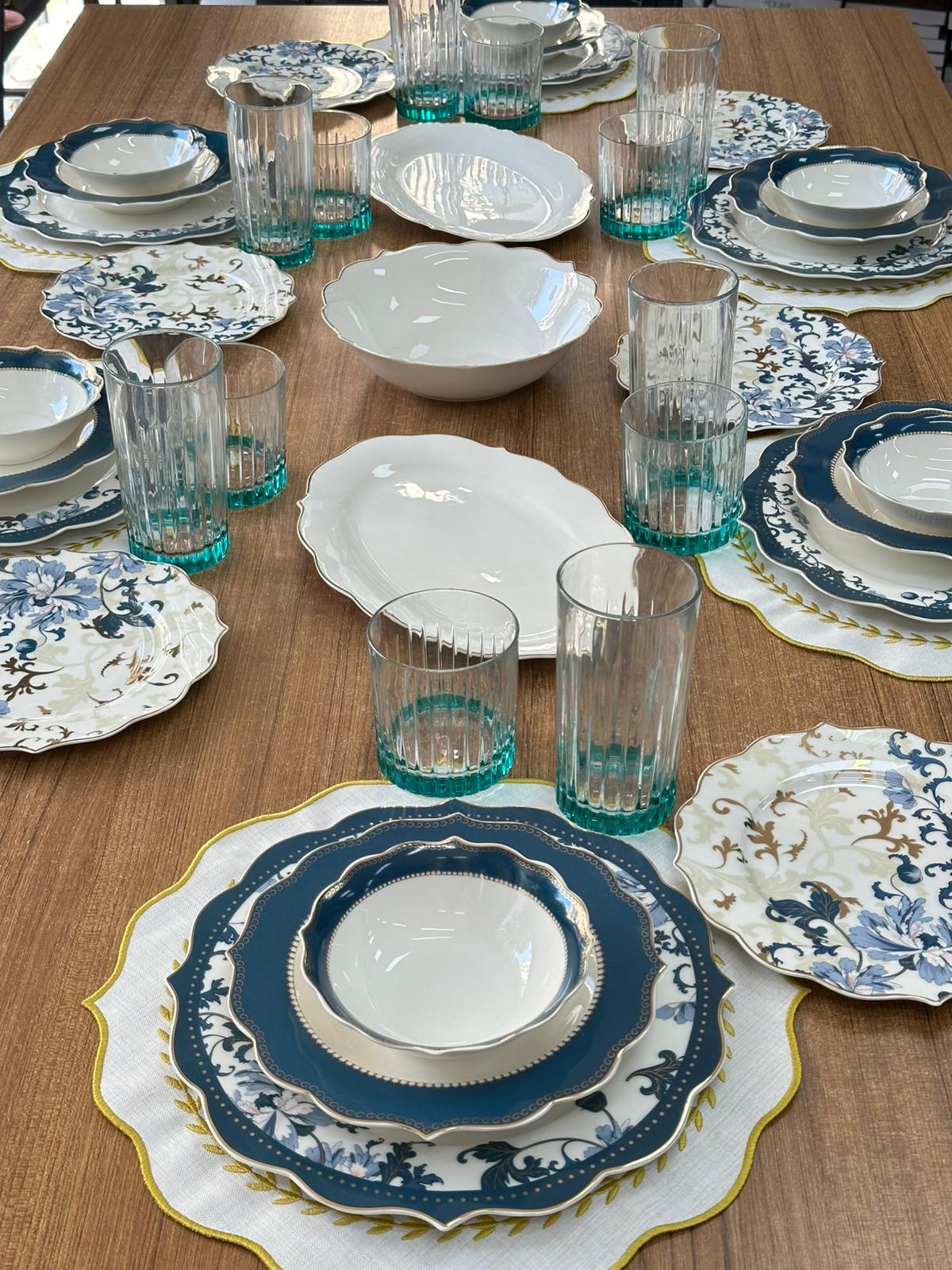 Yemek Takımı 45 Parça 6 Kişilik Azur