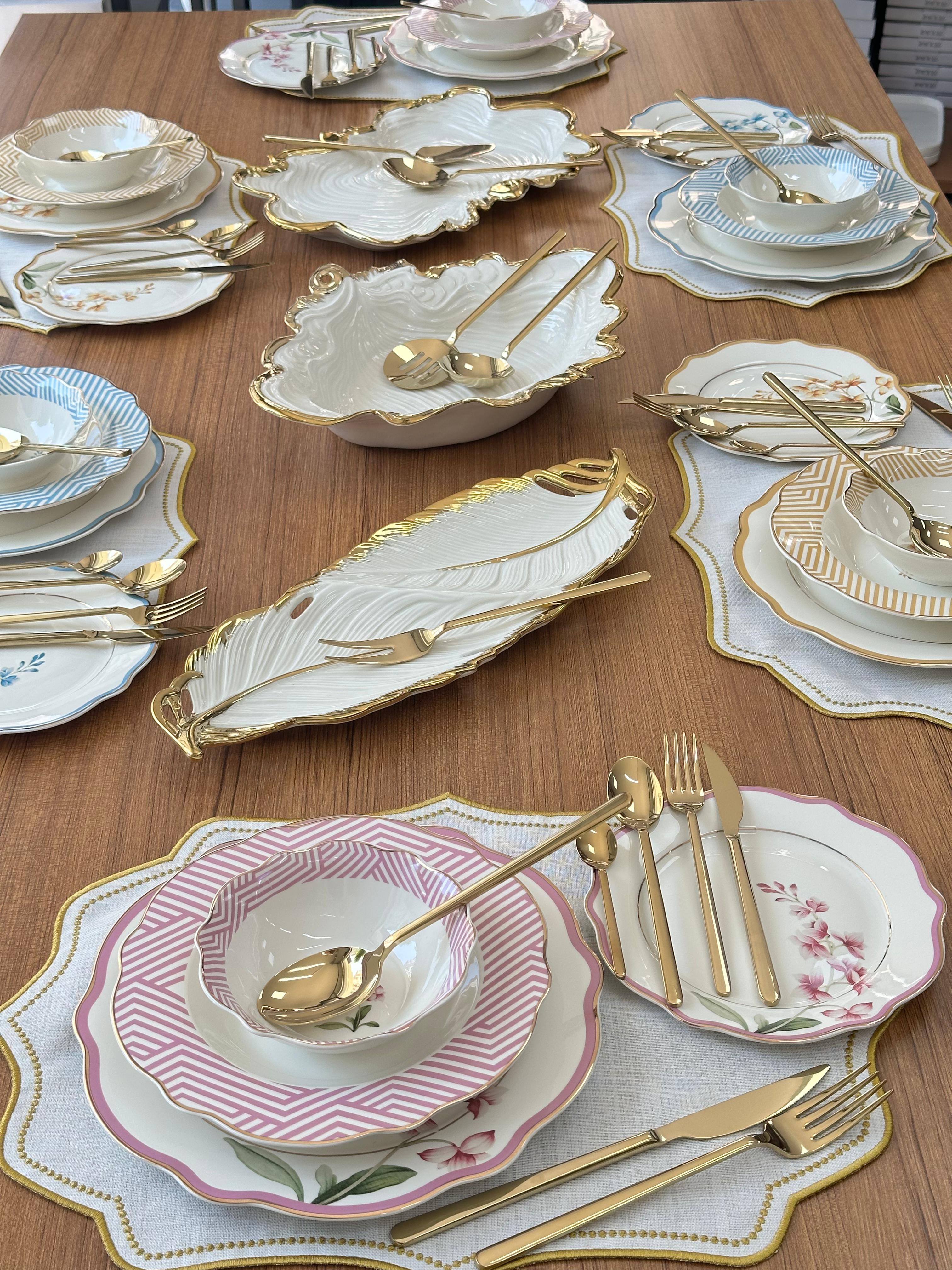 Yemek Takımı 80 Parça Colorful Garden