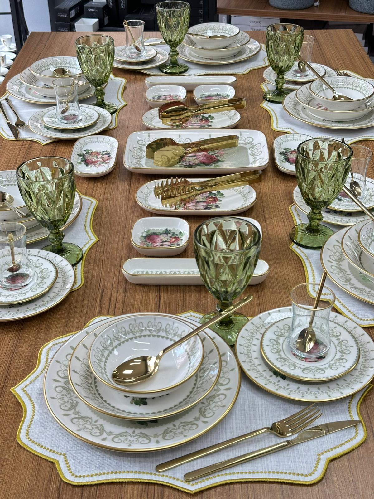 Yemek&Kahvaltı Seti 104 Parça 6 Kişilik Glorya