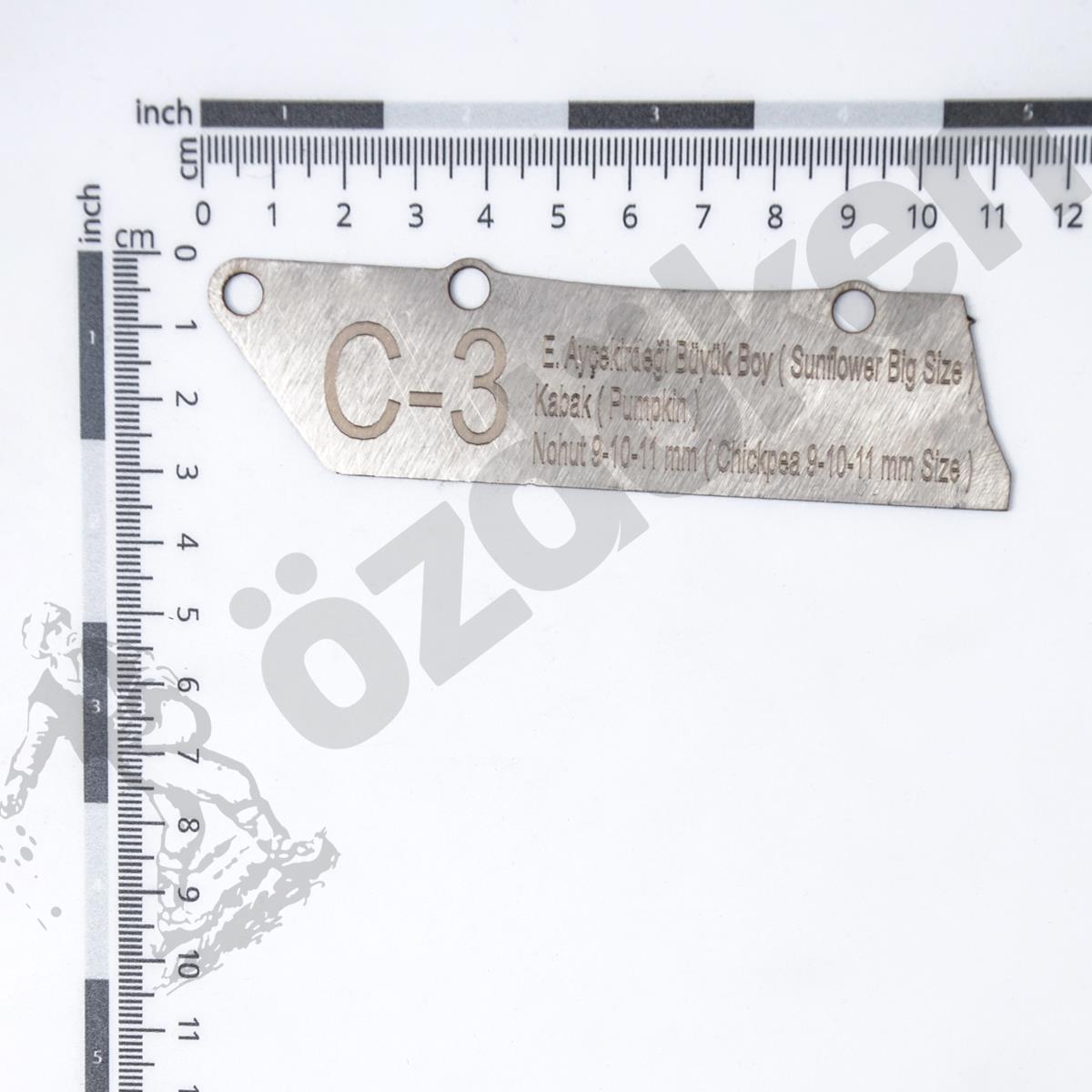 P0000000179-Aluminyum Govde - Tohum C3 Kapak Saci