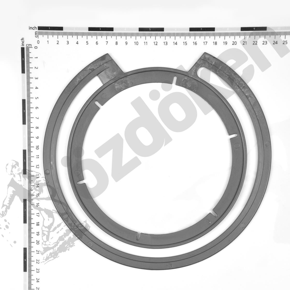 P0000000750-Alüminyum Gövde - Baltalı Aluminyum Kapak Contasi (Dar)