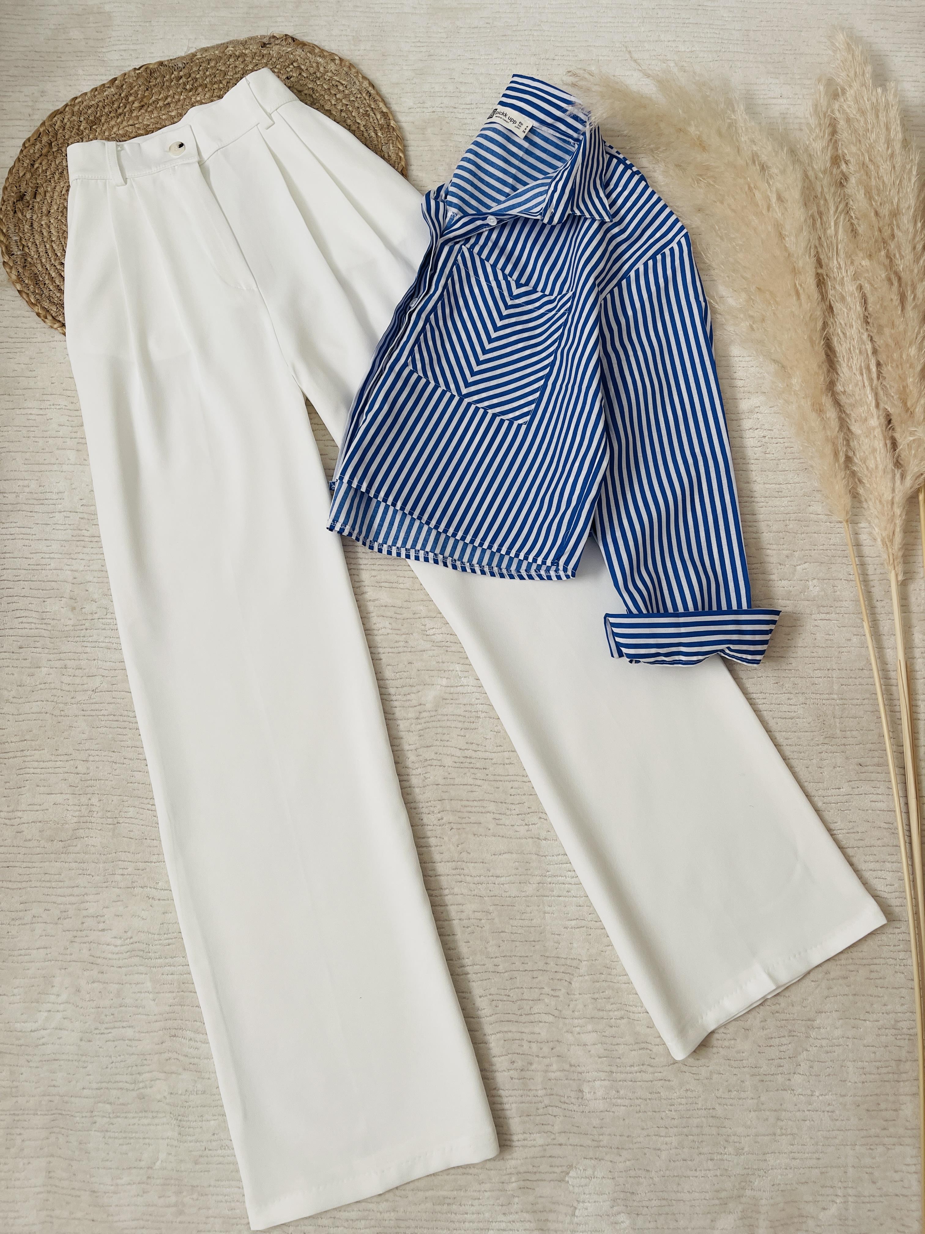 POPLİN GÖMLEK PANTOLON TAKIM