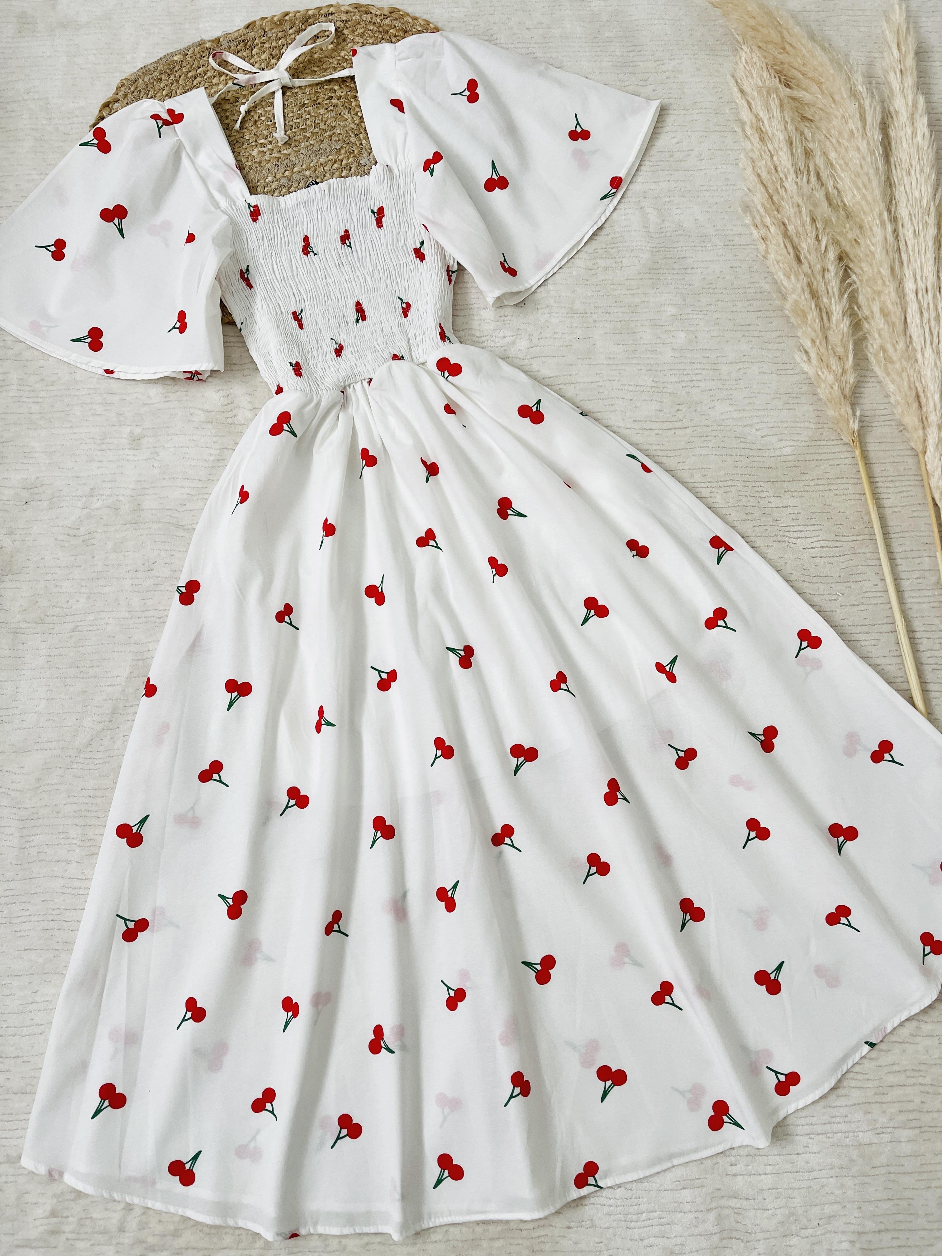 POPLİN MİDİ BOY ELBİSE