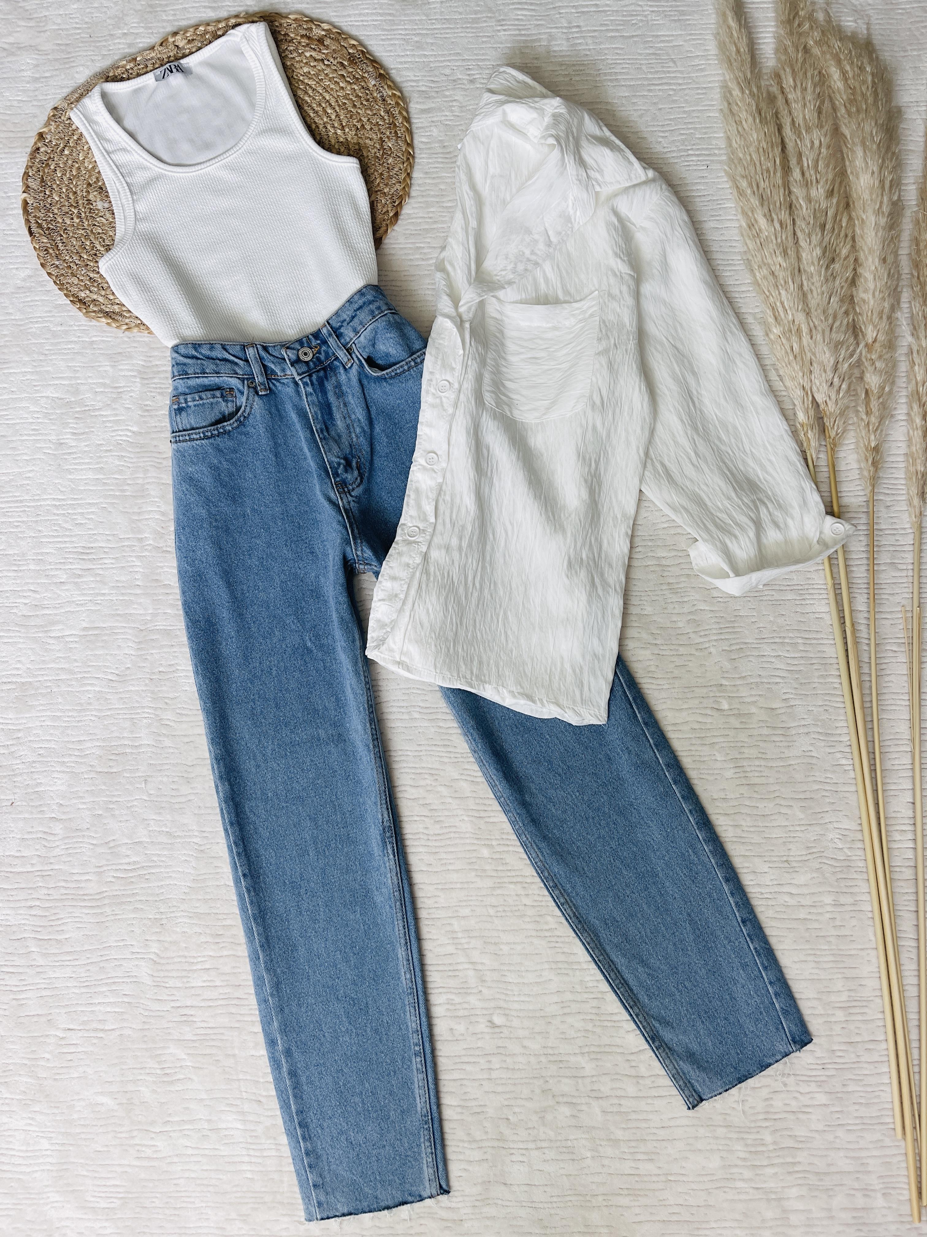 BLUZ GÖMLEK MOM JEAN TAKIM