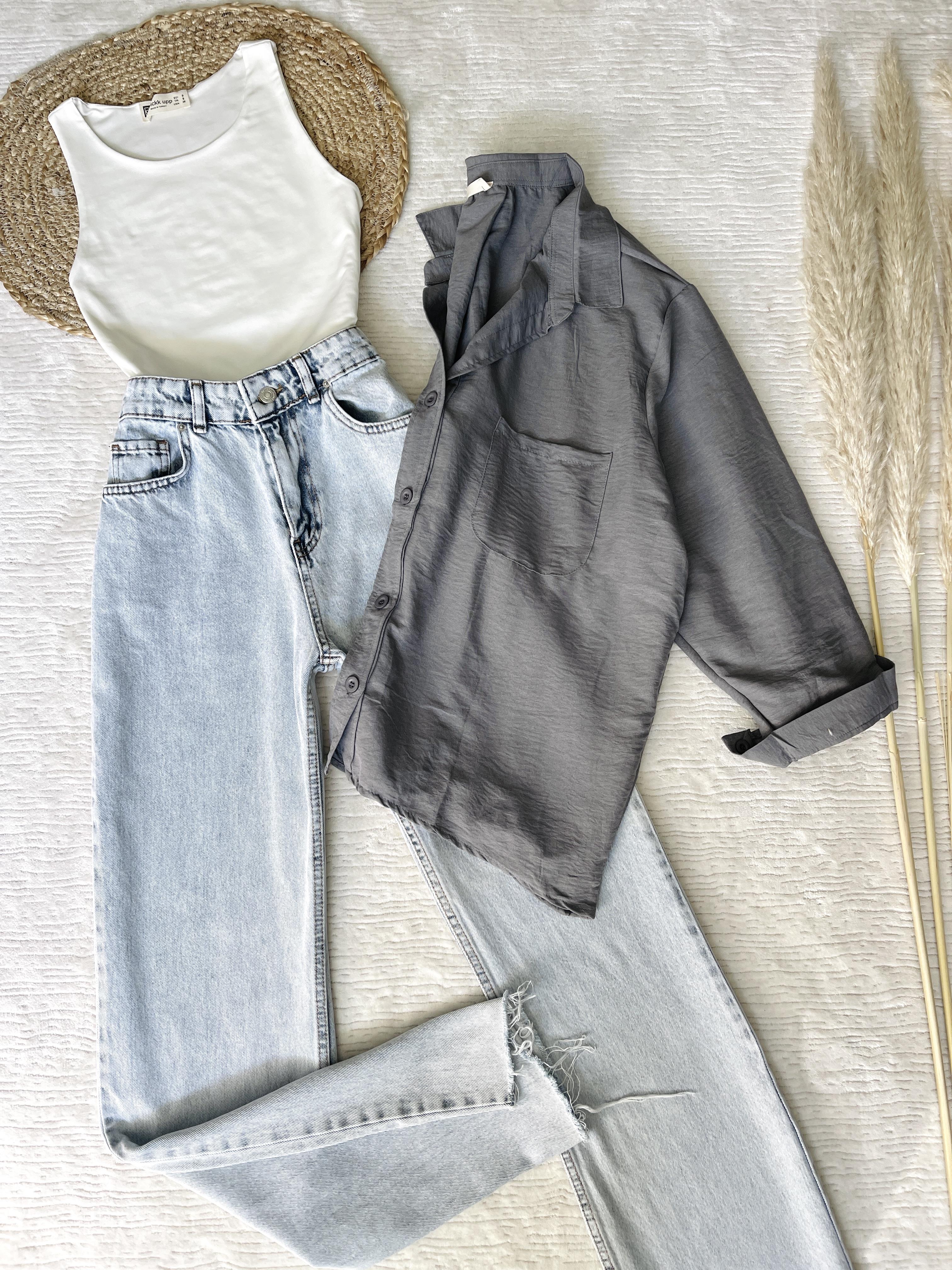 JEAN GÖMLEK BLUZ TAKIM