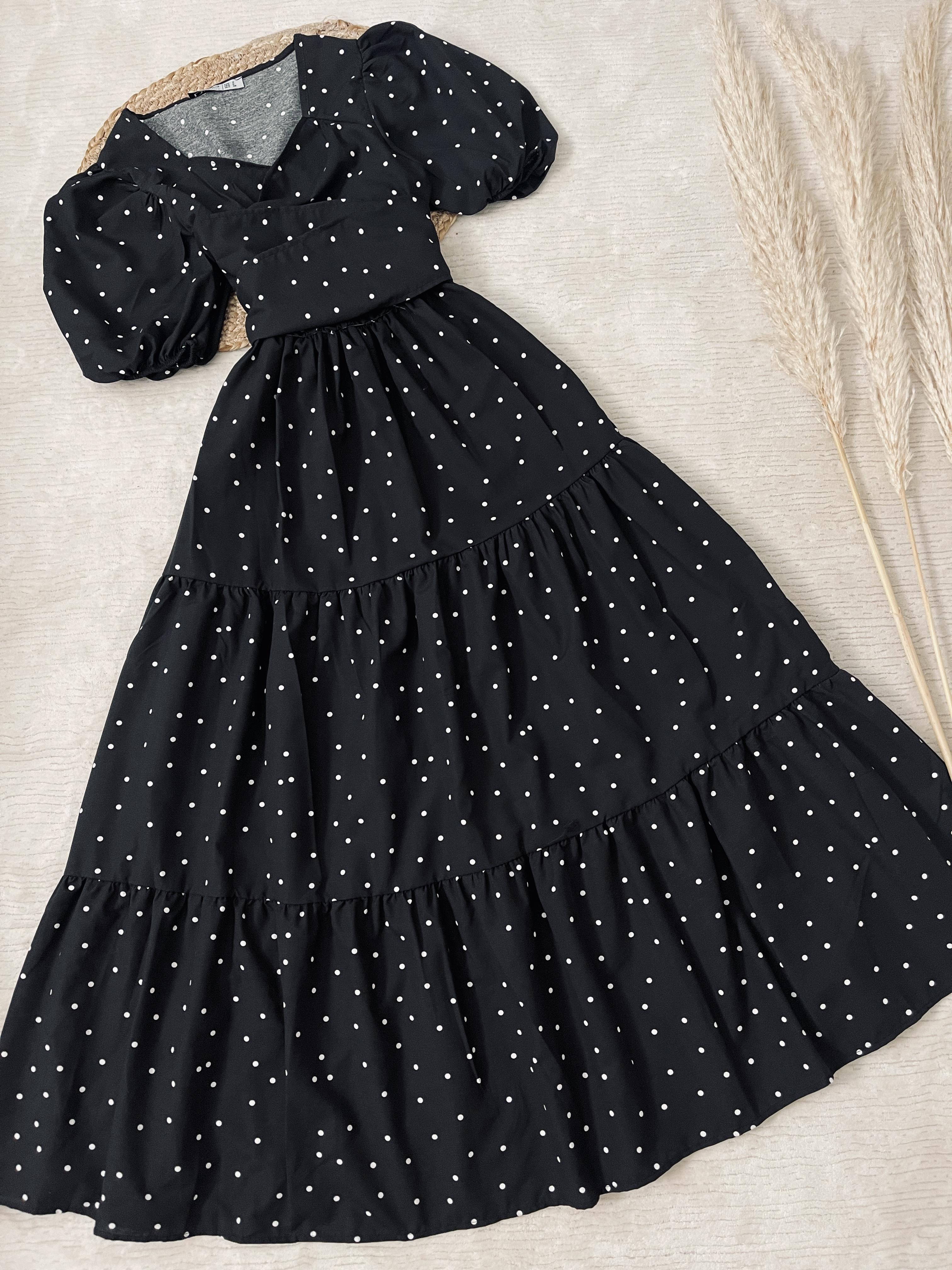 MİDİ BOY POPLİN ELBİSE