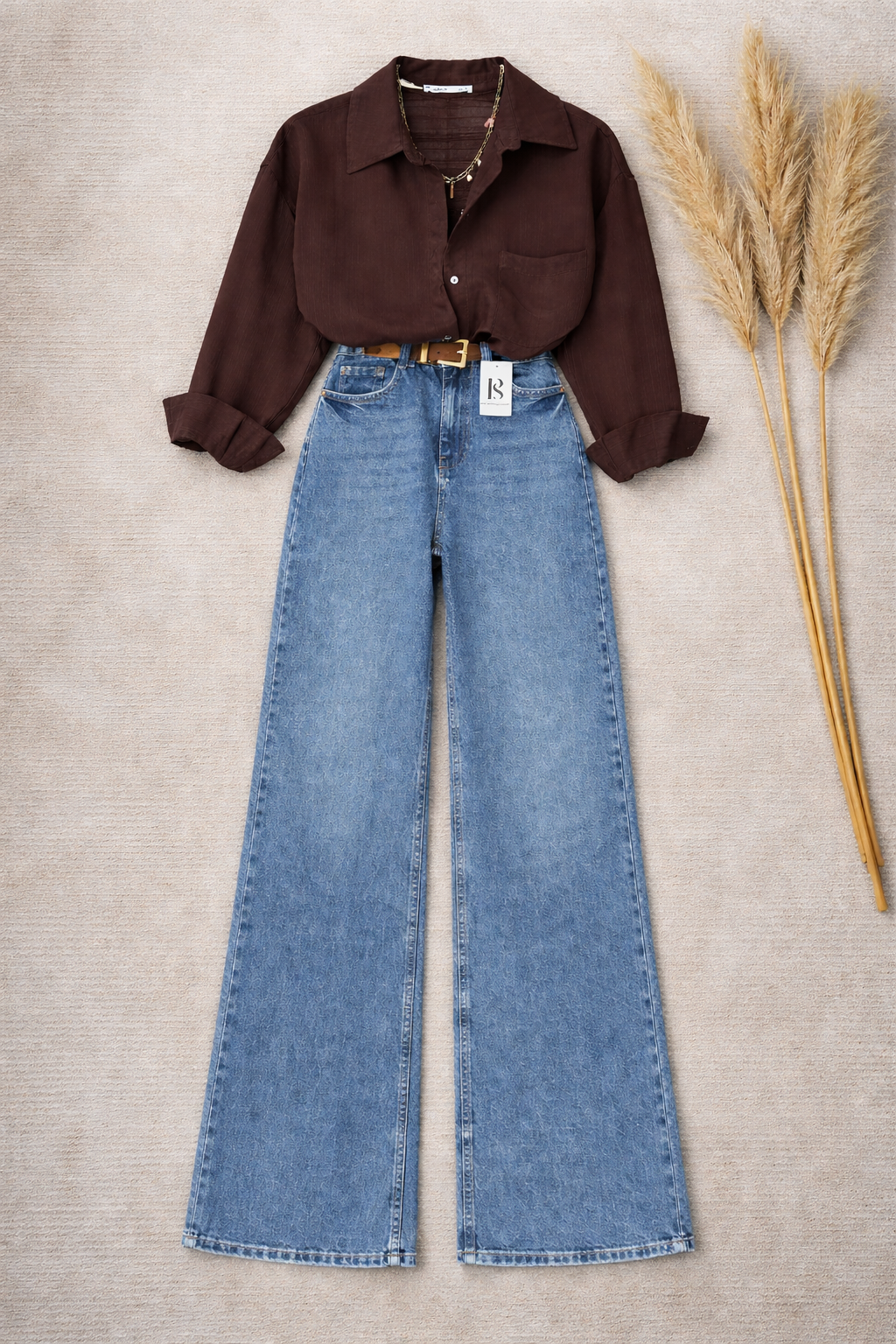 OVERSİZE GÖMLEK JEAN KOMBİN 