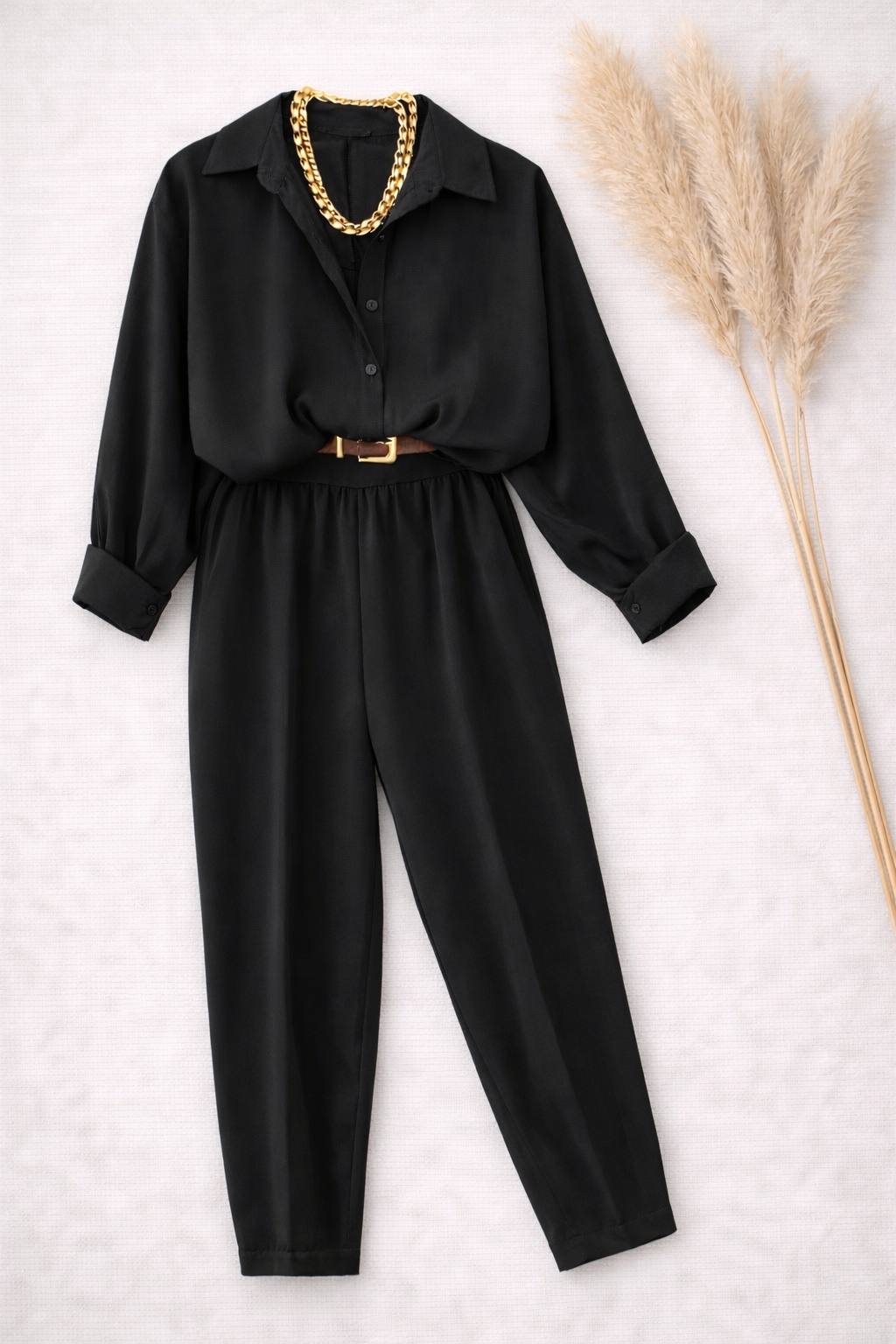 OVERSİZE GÖMLEK PANTOLON TAKIM