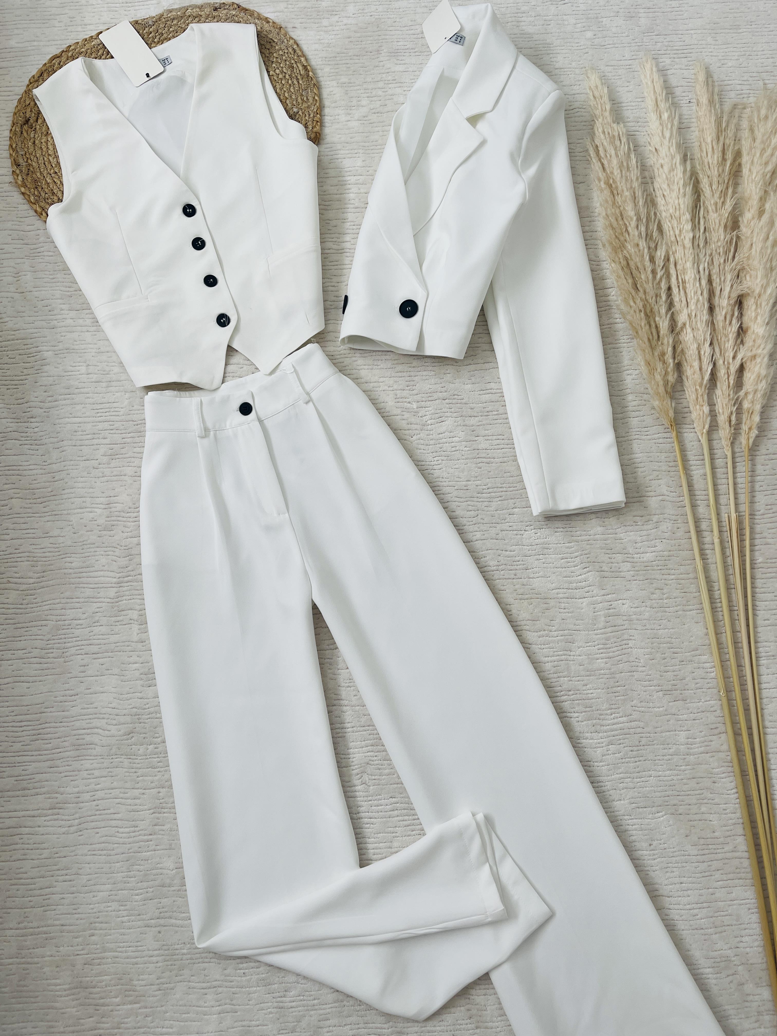 YELEK PANTOLON CEKET 3 LÜ  TAKIM