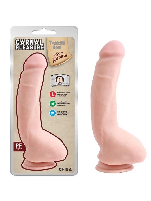 Carnal Pleasure 23.5cm Kıkırdaklı Gerçekçi Dildo