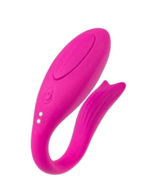 Censan Dolphy Çiftler İçin Vibratör Silikon Pembe 9,6 cm