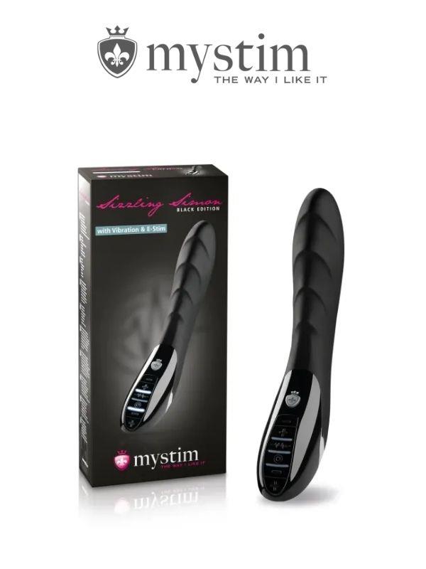 Censan Mystim Sizzling Simon Elektrikli Vibratör Siyah 27cm