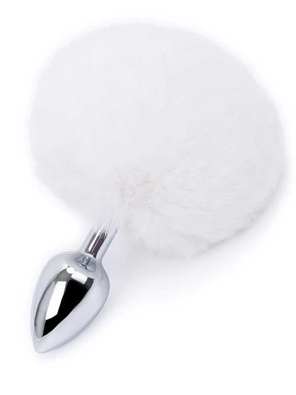 Censan RearPlugs Beyaz Ponponlu Anal Tıkaç