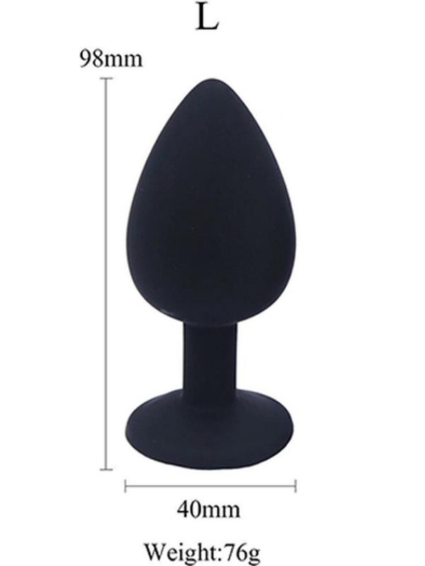 Censan Silikon Anal Tıkaç L Boy