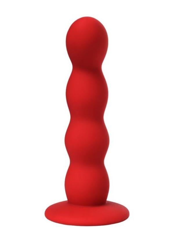 Censan ToDo Favorite Anal Plug Silikon Kırmızı 13 cm  2,8 cm