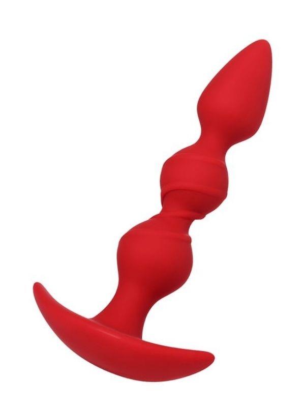 Censan Trio Anal Plug Kırmızı 16 cm
