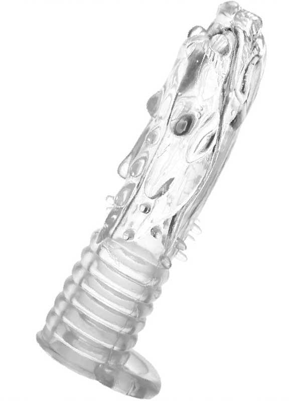 Dragon Testis Aparatlı Tırtıklı Penis Kılıfı