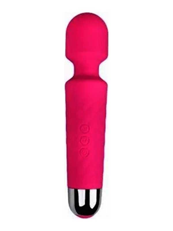 Female Wand Massager Şarjlı Vibratör - Pembe