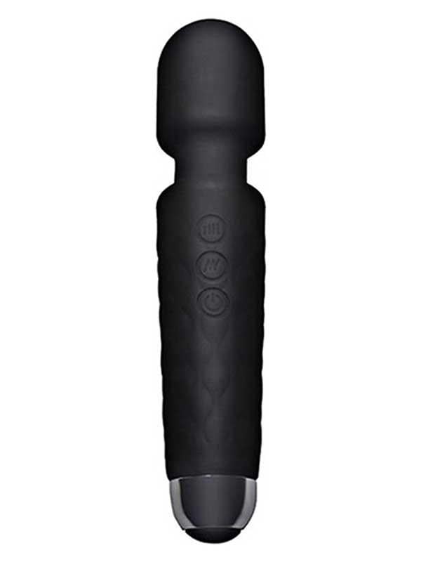 Female Wand Massager Şarjlı Vibratör - Siyah