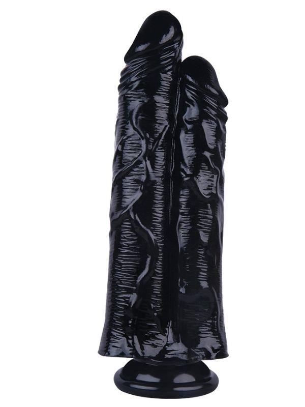Noctis 26,5cm Siyah Çiftli Dildo No:111