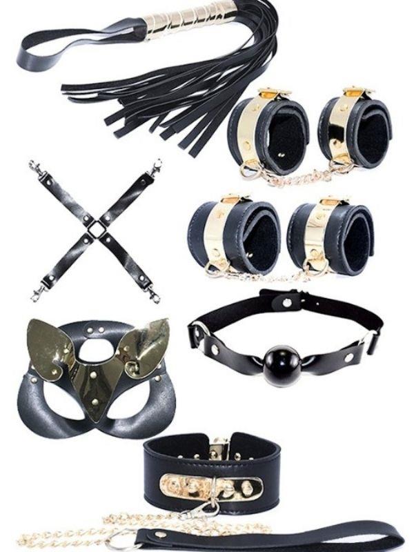 6 Parça Fetiş Set Gold