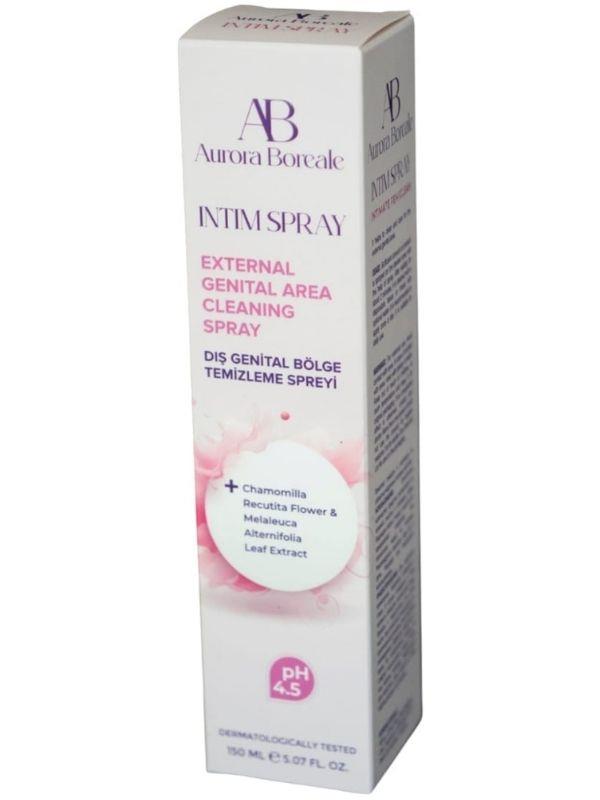 Aurora Boreale 150 Ml İntim Sprey Dış Genital Bölge Temizleme Spreyi