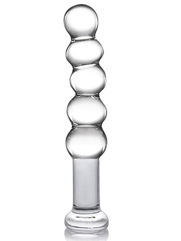 Censan Cam Dildo Boğumlu