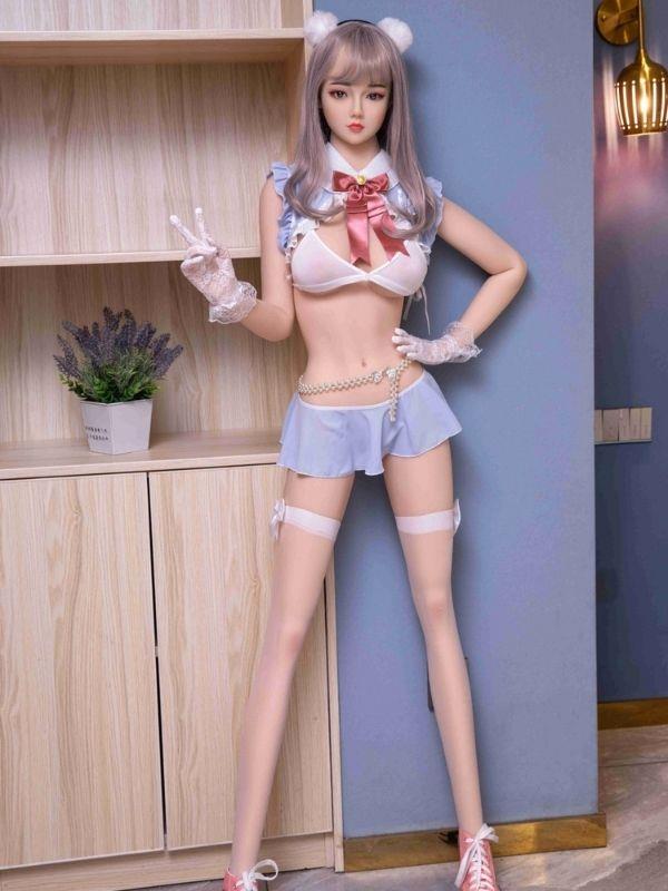 Censan Gerçekçi 148 cm Silikon Başlı TPE Seks Doll – Kalça Hareketli ve Ses Özellikli Model B