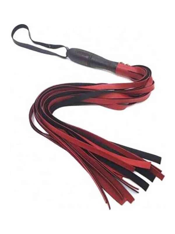 Censan Kırmızı Deri Kırbaç