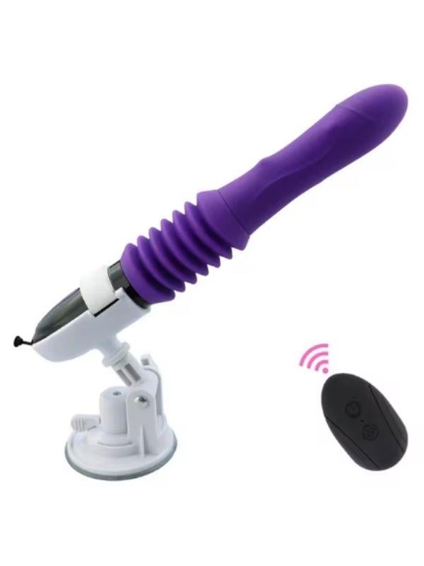 Censan Telescopic Uzaktan Kumandalı Seks Makinesi Vibratörü