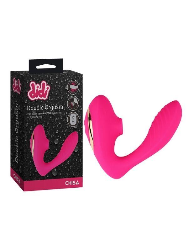 Chisa Didi Double Orgasm Hava Basınçlı Vibratör Pembe