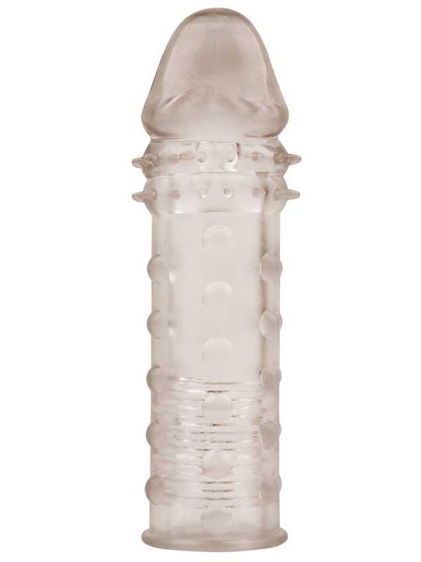 Extra Texture Sleeve Tırtıklı Penis Kılıfı - Gri