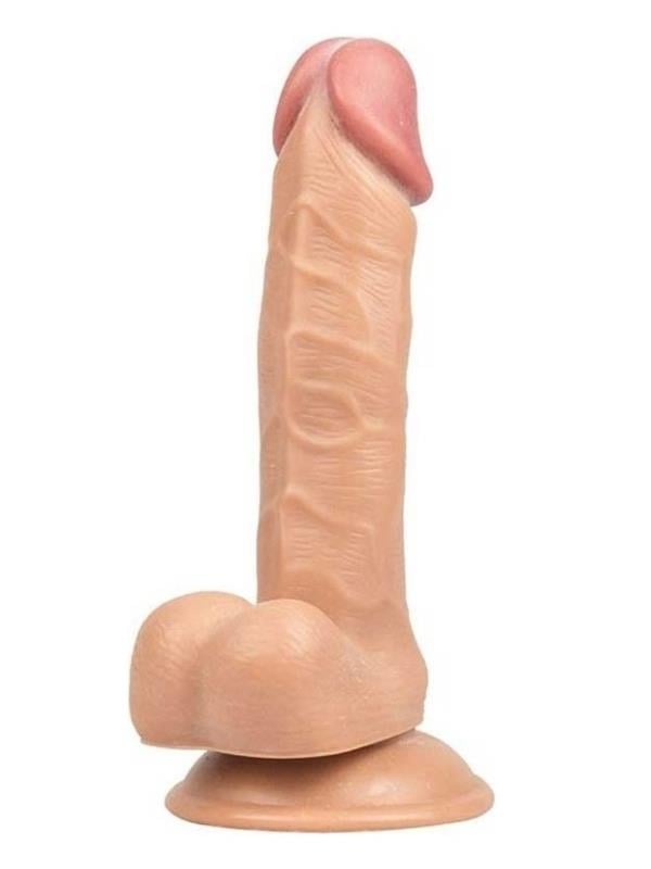 Gerçekçi Testisli Dildo 20 cm