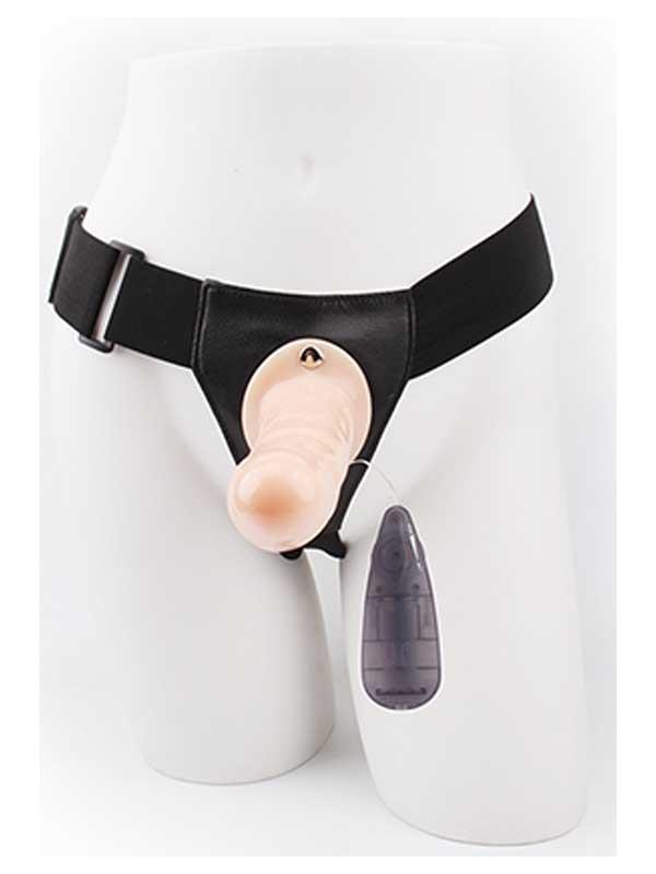 Hi Basic Penis Extender İçi Boş Titreşimli Belden Bağlamalı - Ten
